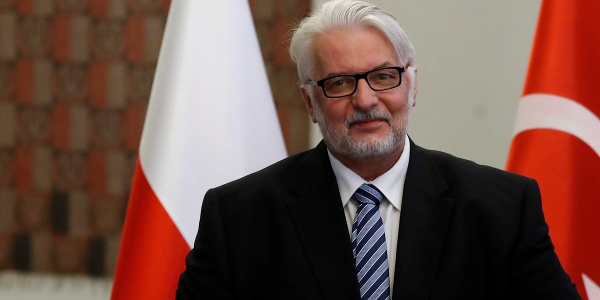 Szef MSZ Witold Waszczykowski