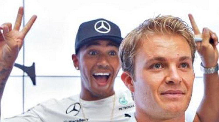 Megtréfálta Hamilton a nyilatkozó Rosberget