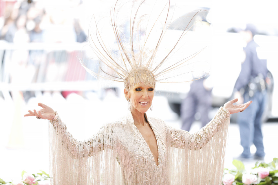 MET Gala 2019: Celine Dion w świecącym stroju z frędzlami