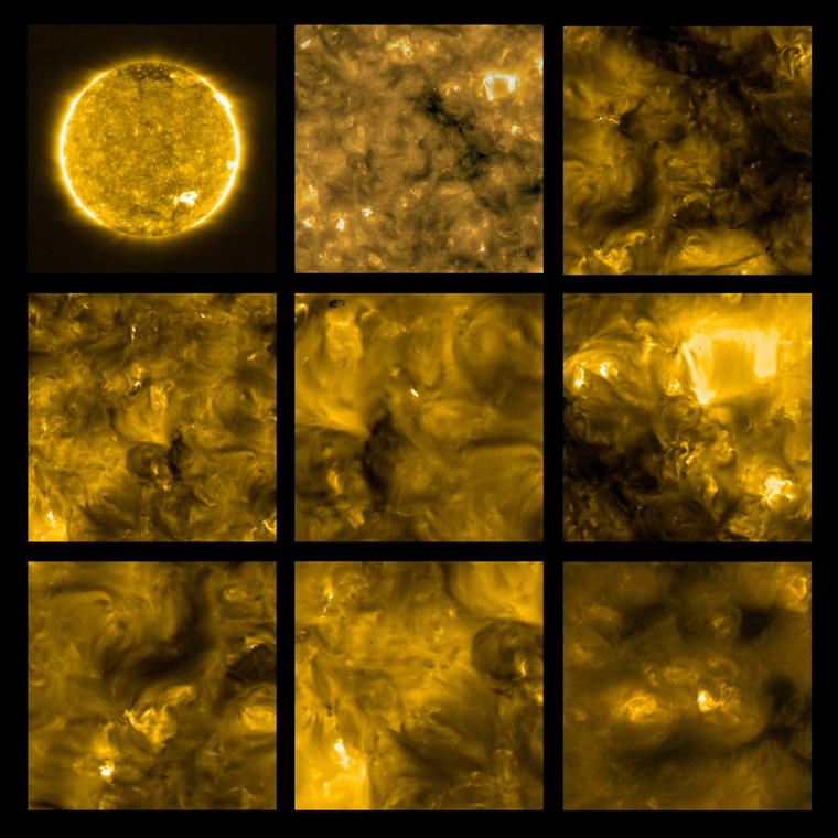 Misja Solar Oribiter, zdjęcia Słońca