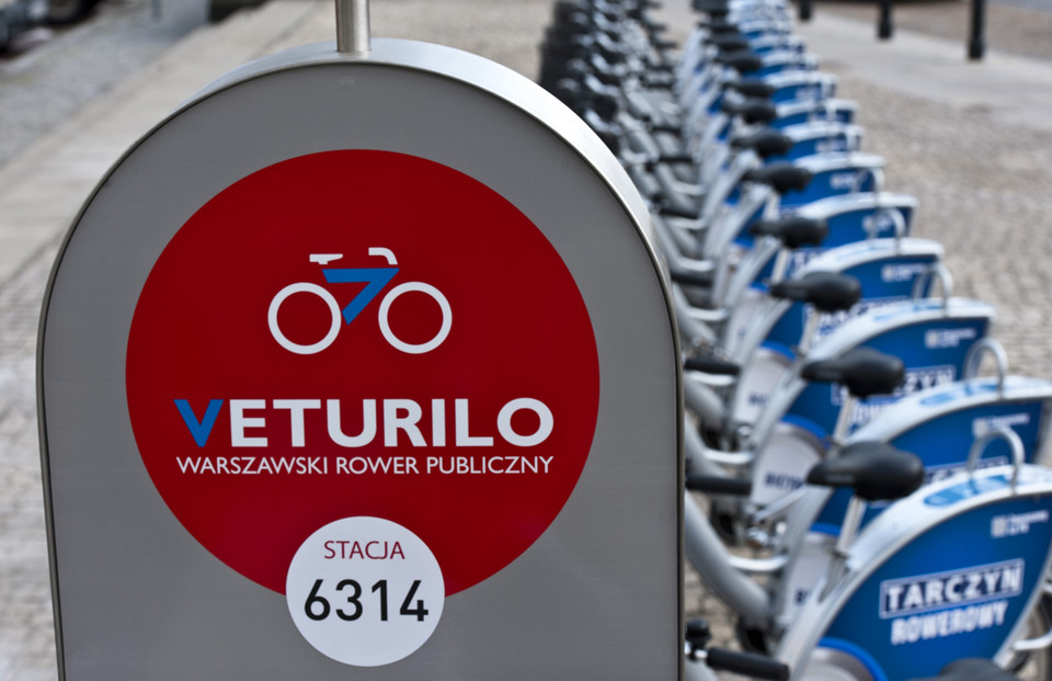 Społeczna inicjatywa roku - Uruchomienie systemu bezobsługowych wypożyczalni rowerów Veturilo