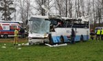 Wypadek autobusu z dziećmi. Wiatr zepchnął go do rowu!