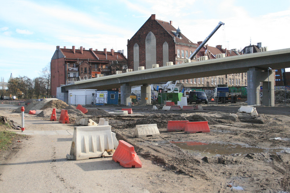 Budowa wiaduktu na ul. Nowej Wałowej