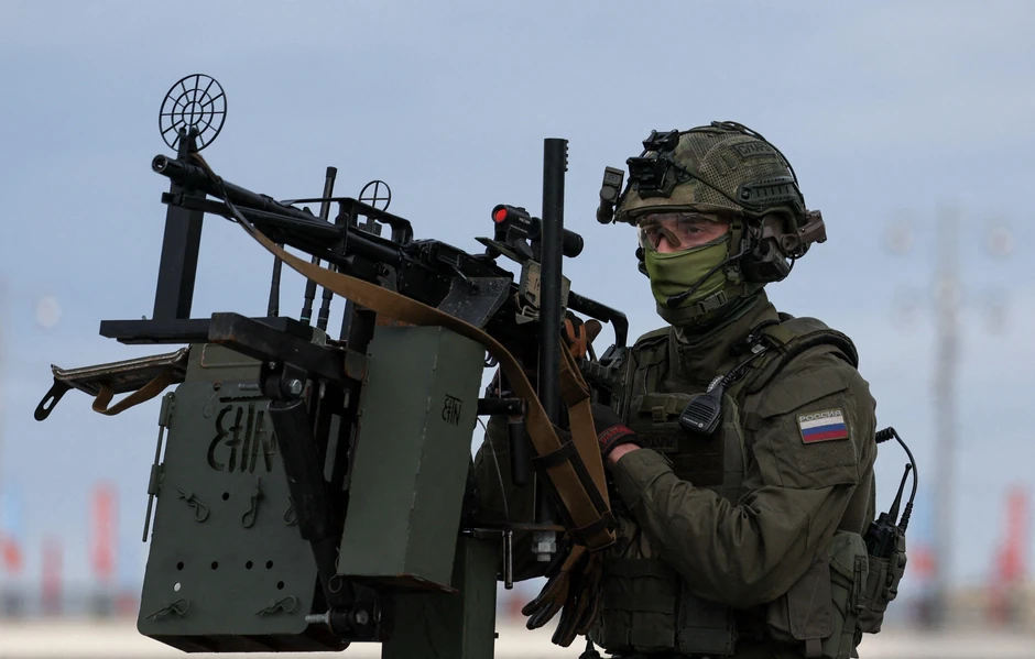 Izuzetno jako obezbeđenje vojne parade u Moskvi | Foto: REUTERS/Anastasia Barashkova