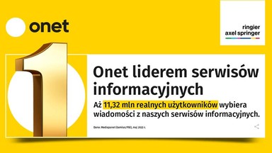 Onet liderem informacji w Polsce