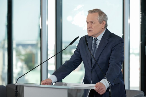 Piotr Gliński podczas konferencji pod hasłem Myśląc Polska. Alternatywa 2.0 - Czas na młodych. 27 czerwca 2026 r., Warszawa
