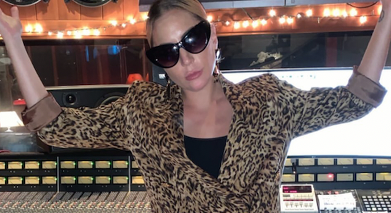 Lady Gaga Shares #LG6 Photo In Recording Studio