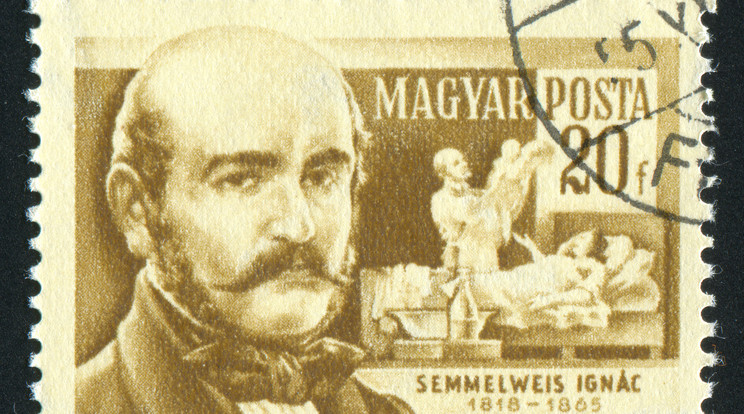 Semmelweis Ignác fényképével készült bélyeg / Fotó: Norhtfoto