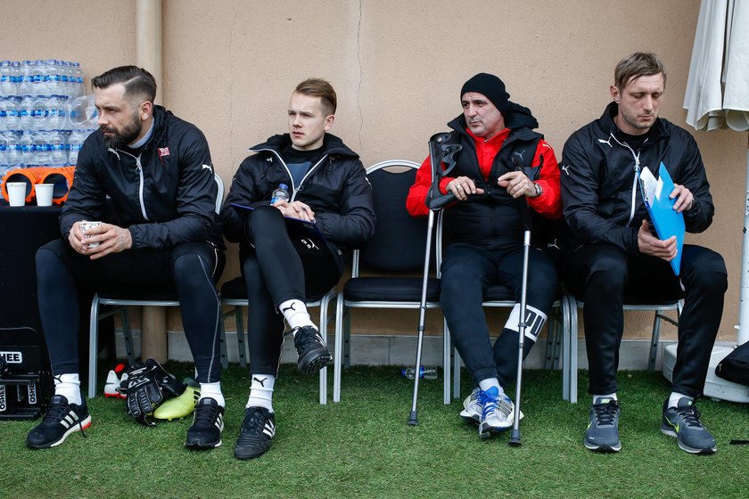 Pilka nozna. Sparing. Cracovia - Akademija Pandev. 24.01.2018