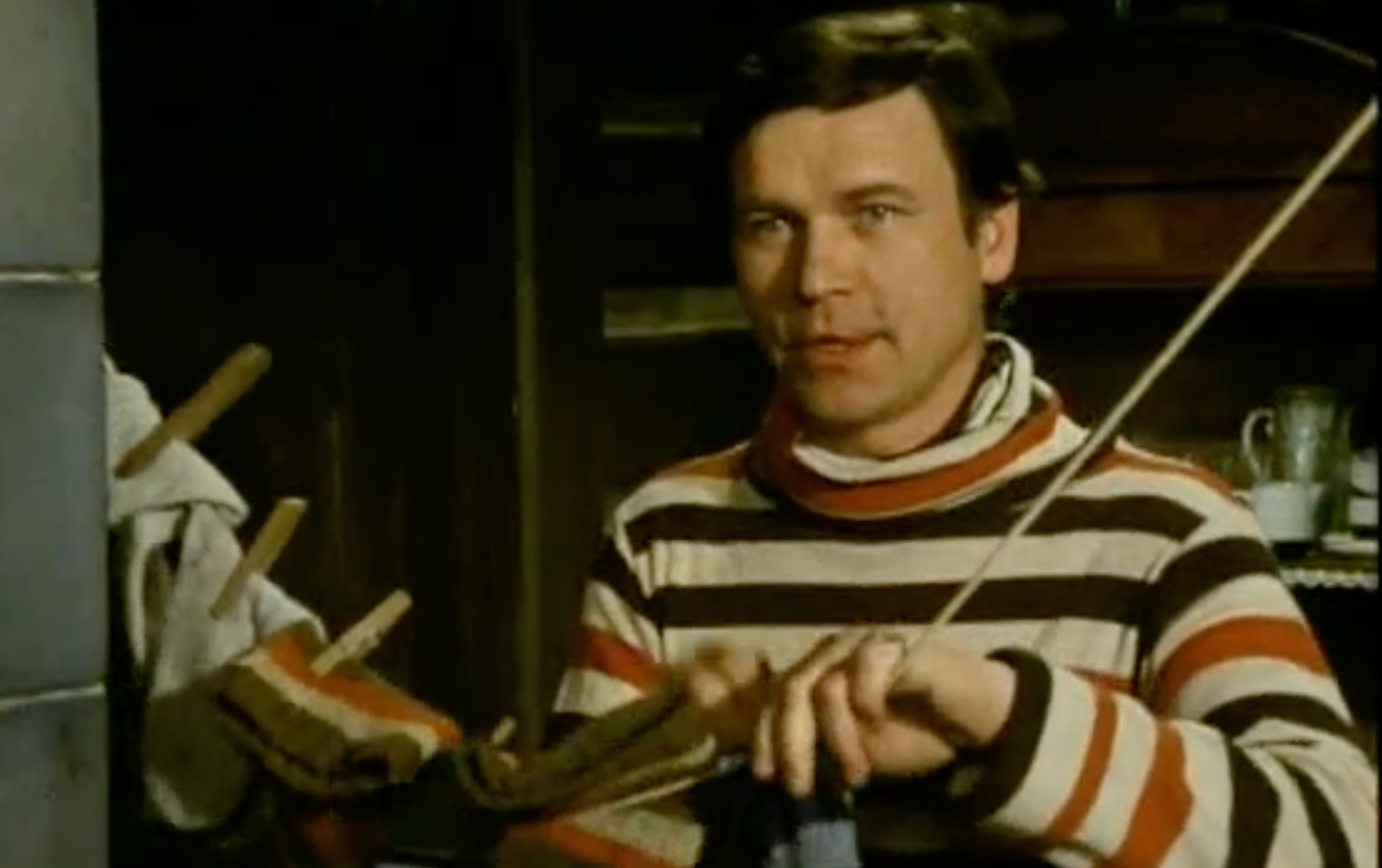 Český herec Václav Postránecký vo filme S tebou mě baví svět.