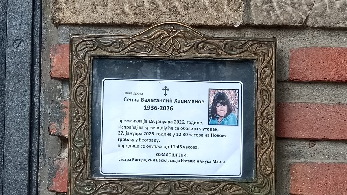 Sahrana Senke Veletanlić