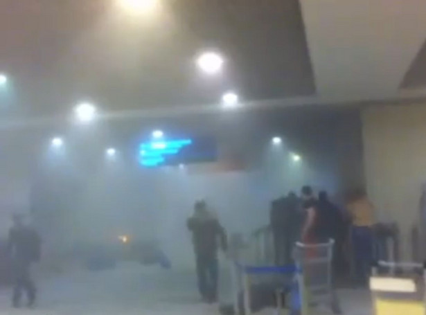 Zobacz film z moskiewskiego lotniska po samobójczym ataku