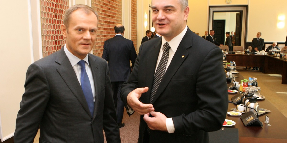 Donald Tusk i Waldemar Pawlak w czasach rządów PO-PSL.