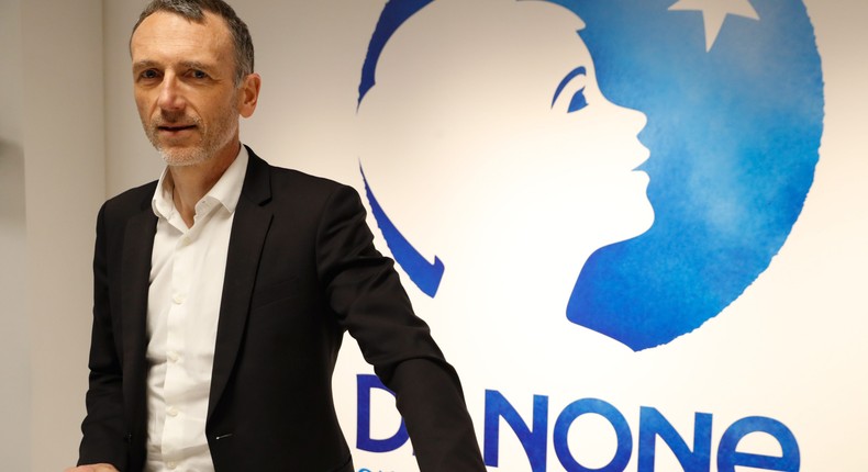 Danone's CEO Emmanuel Faber.