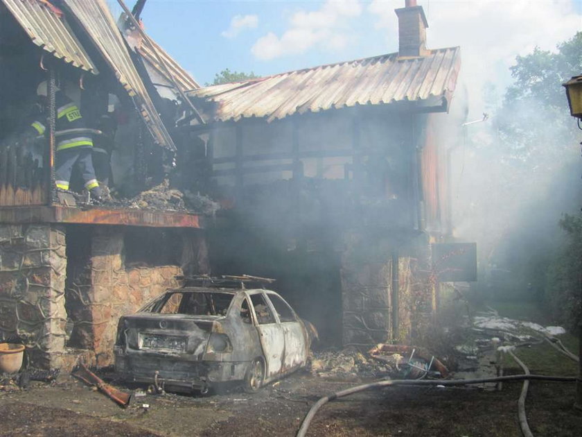 Spłonął dom Kiszczaka