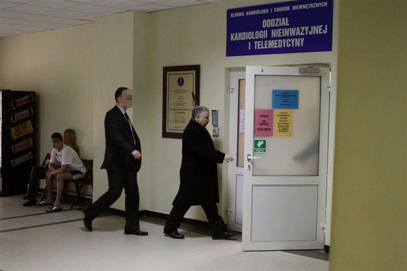 Kaczyńscy w szpitalu