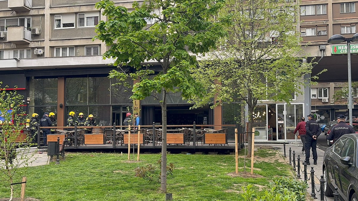 Ugašen požar u kafiću na Pliluli 