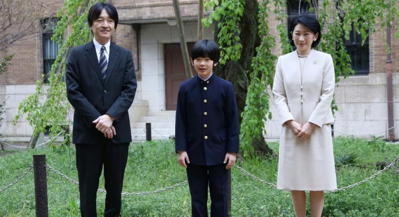 Prince Hisahito is second in line to the throne, after his father, the brother of Emperor Naruhito