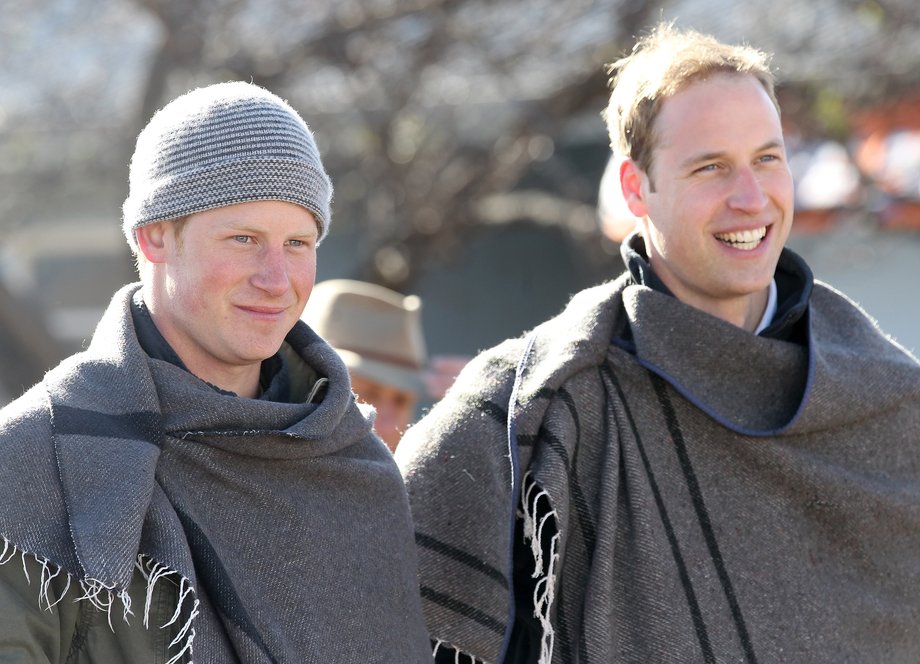 Harry i William w 2010 r. 