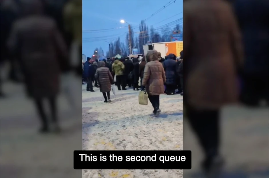 Red za jaja u Belgorodu