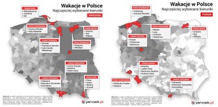 Dokąd samochodem na wakacje? Najpopularniejsze miejsca na letni urlop w Polsce