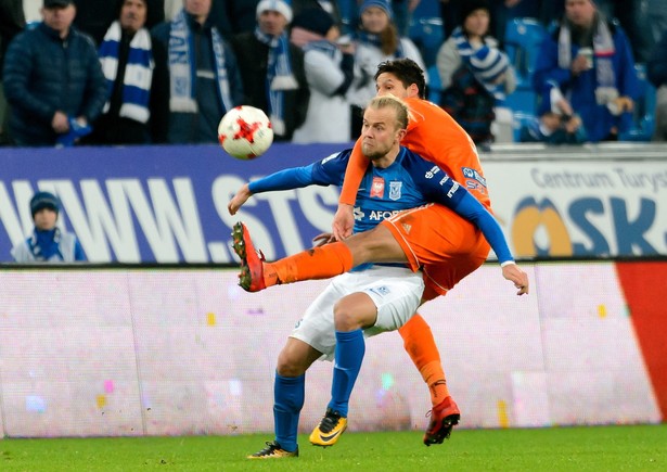 Ekstraklasa: Gytkjaer "ustrzelił" hattricka. Ładny gest piłkarzy Lecha