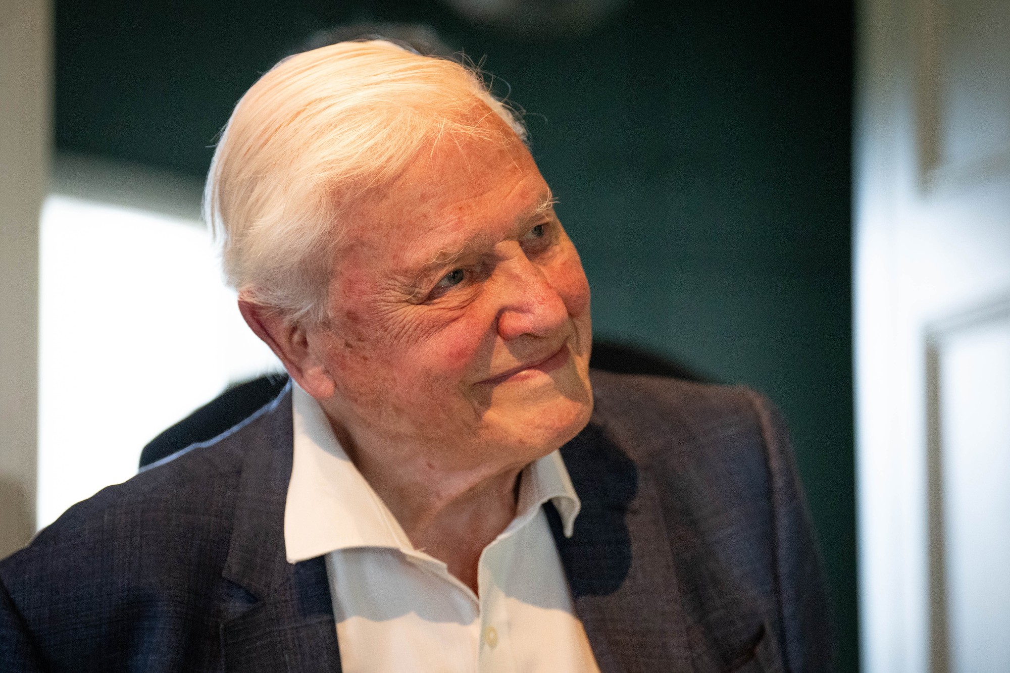 Britský prírodovedec a moderátor David Attenborough.