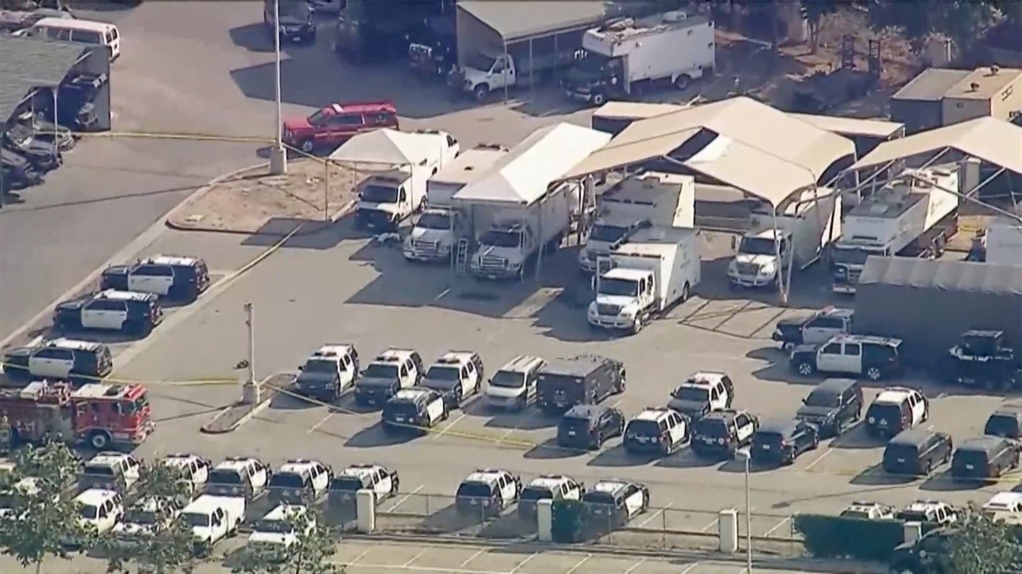 Oblasť, kde došlo k výbuchu vo výcvikovom zariadení Biscailuz Center Academy Department of the Los Angeles County Sheriff, je uzavretá vo východnom Los Angeles.