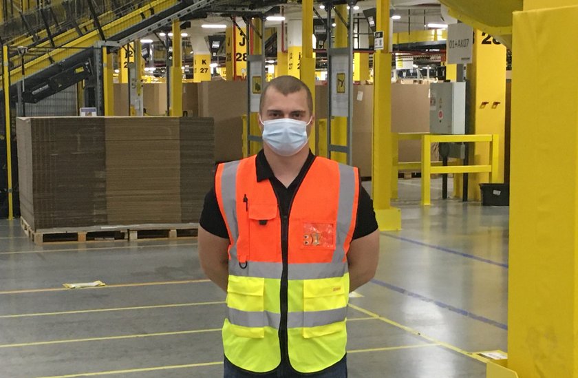  Łukasz Barczak, lider zespołu w Amazon we Wrocławiu.