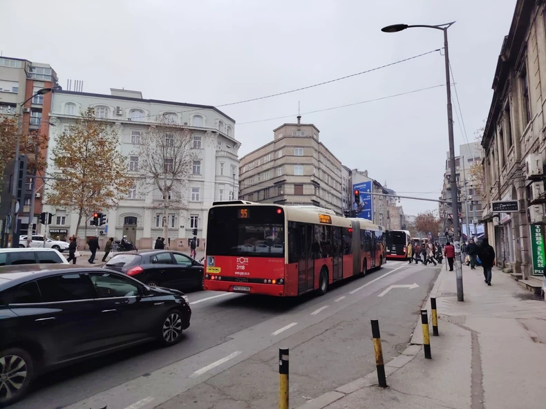 Kolaps u Bulevaru despota Stefana