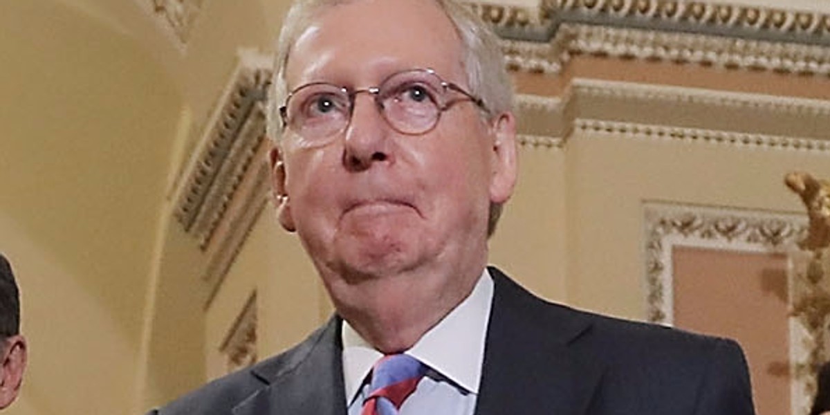 Influential conservative groups are pressuring McConnell to start moving faster on Trump's judicial nominations