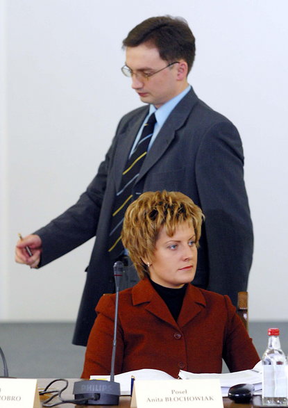 Zbigniew Ziobro i Anita Błochowiak