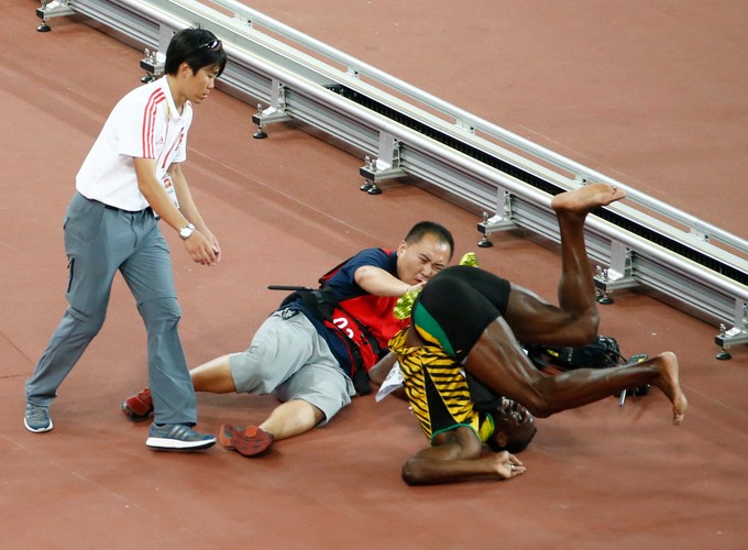 Kamerzysta rozjechał Usaina Bolta