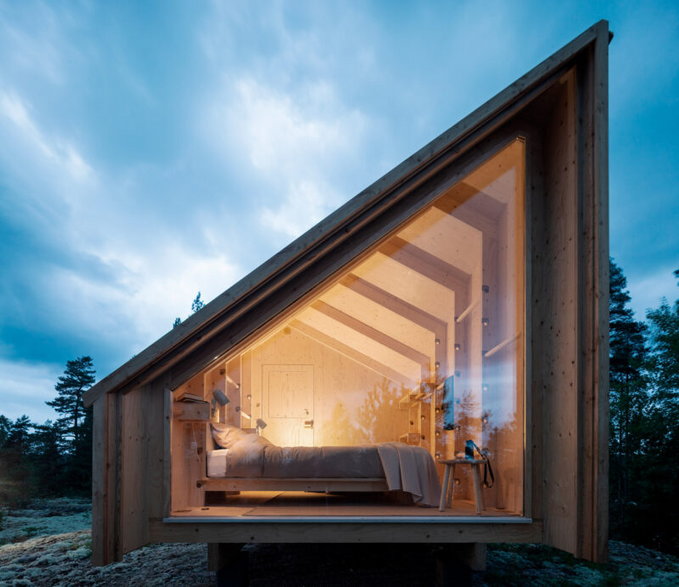 Modułowy dom z drewna