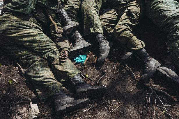 Rosyjscy żołnierze polegli pod Charkowem