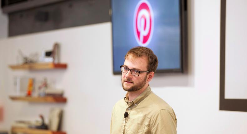 Pinterest cofounder Evan Sharp.