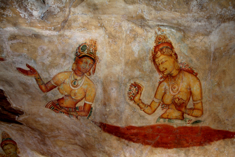 Sigiriya - Lwia Skała, malowidła