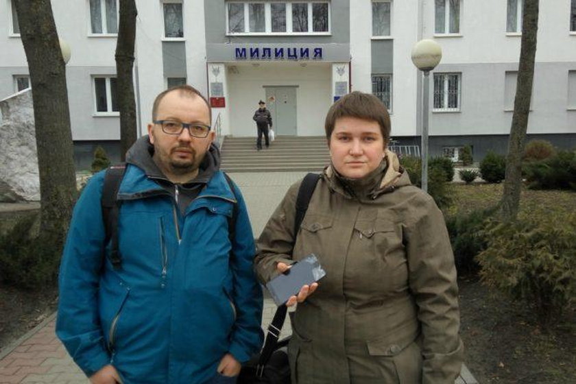 Prześladowani dziennikarze TV Biełsat