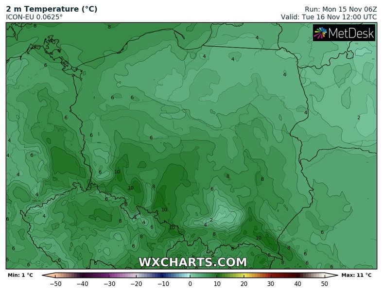 We wtorek czeka nas duża różnica w temperaturze