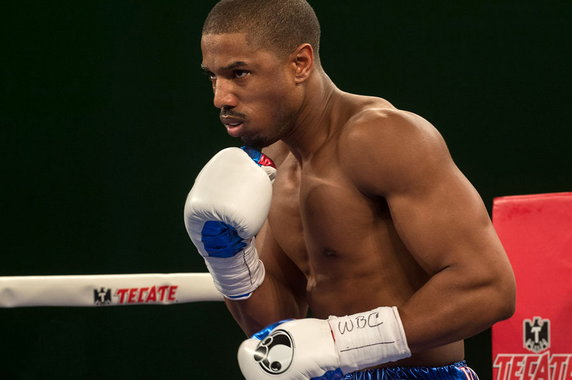 Michael B. Jordan jako Adonis Johnson w filmie "Creed: Narodziny legendy" (2015)