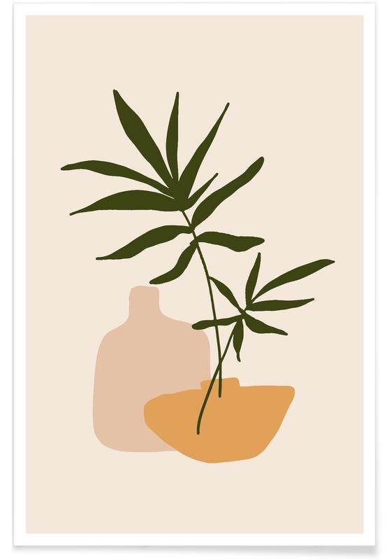 Poster avec motif de vases signé Juniqe, à partir de CHF 9.95 (selon la taille).