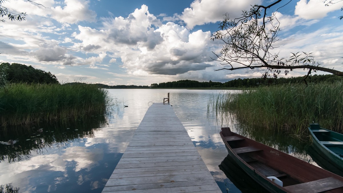 Wigry Mazury jezioro woda podróże turystyka urlop wakacje