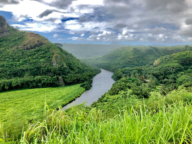 Panorama na rzekę Wailua