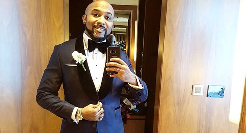 Banky W at Toolz and Tunde Demuren's wedding