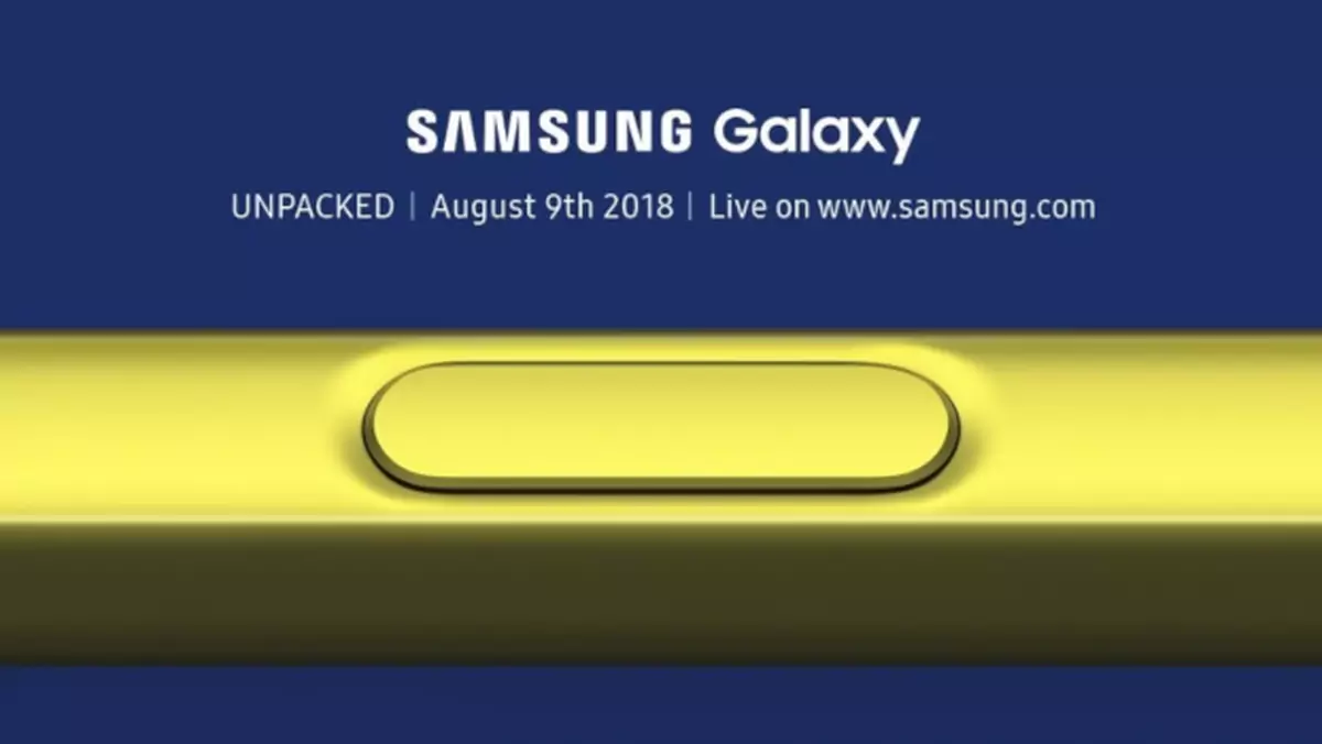 Samsung Galaxy Note 9 Unpacked - oglądaj konferencję na żywo