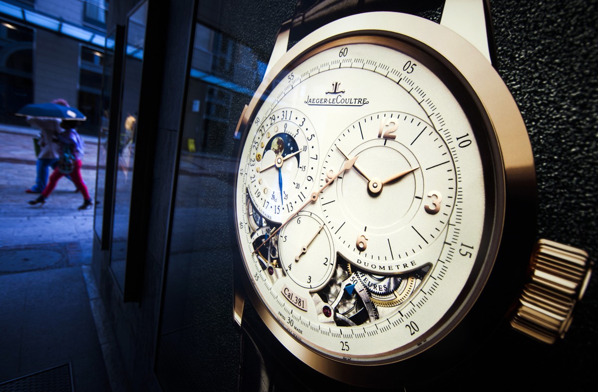 Genewa, wystawa sklepu Jaeger-LeCoultre