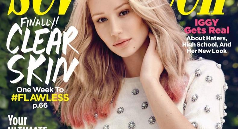 Iggy Azalea covers Seventeen Magazine September 2015 issue