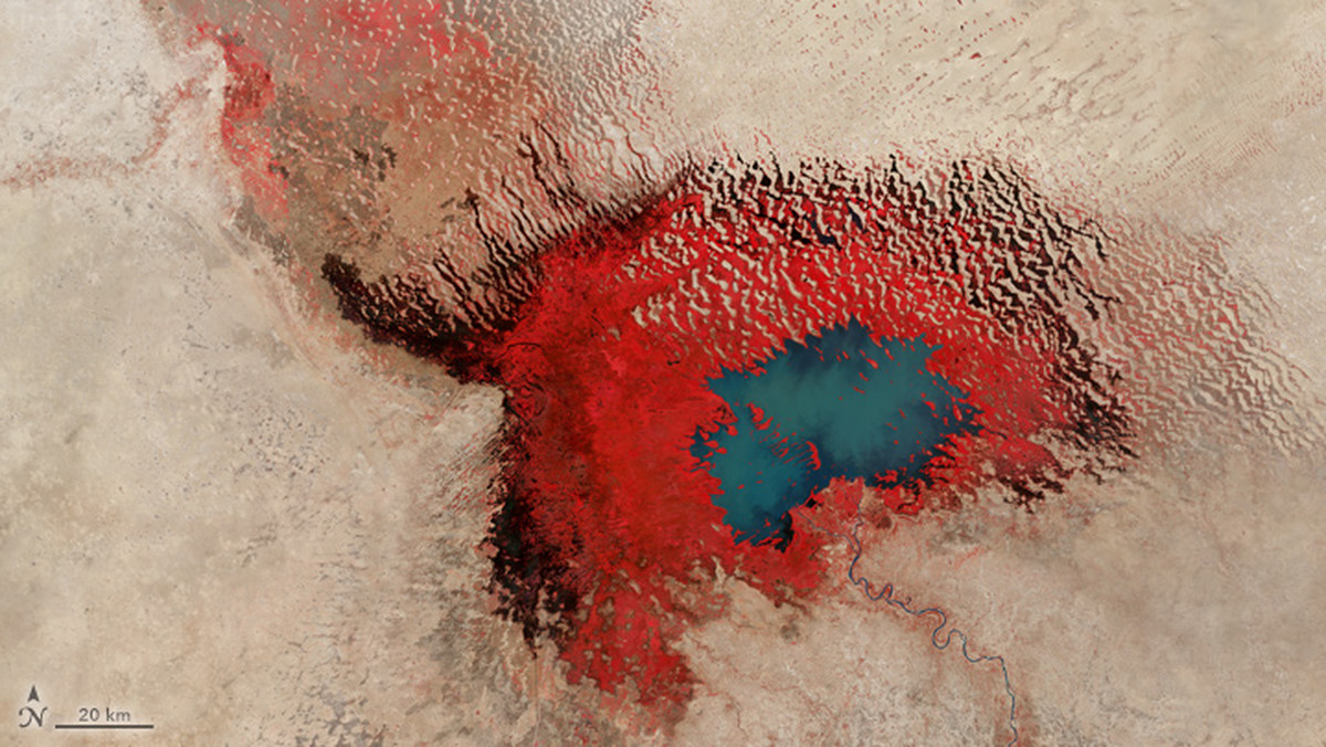 W ciągu ostatnich 50 lat jezioro Czad straciło większość wody. Na zdjęciach satelitarnych można zobaczyć ogromną zmianę, jaka zaszła w środowisku.