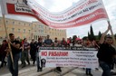 GREECE AUSTERITY MEASURES PROTEST (General strike in Greece against reforms on pension and tax system)