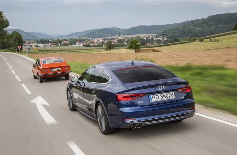 Audi A5 Sportback i Audi 100 Coupe S